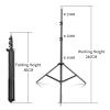 2/2.4/2.8M Tripod Selfie Stick Adjustable Light Stand 1/4 Screw Head(Alloy 280cm) view 4