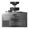 PS105 Projector Retractable Ceiling Bracket with 1/4" Mounting Screws view 3