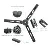 Mini Metal Tripod Aluminum Alloy Desktop Stand with 1/4 Inch Screw view 3