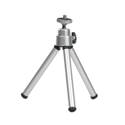 Mini Flexible Tripod 2 Sections(Silver)