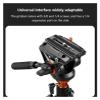 FF06S Q6 Camera Fluid Head Bracket Portable SLR Camera Photo Tripod view 2
