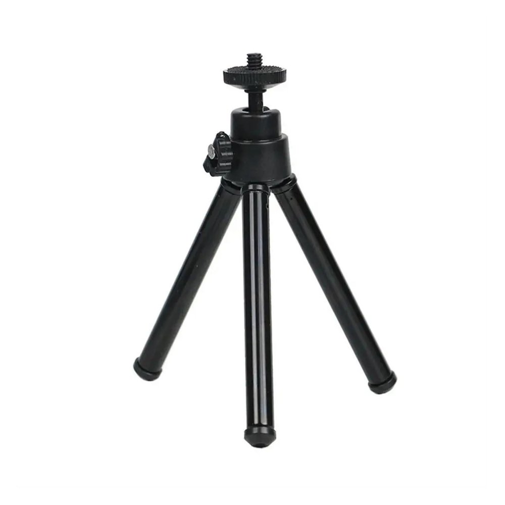 Mini Flexible Tripod 2 Section Bracket for Projector Camera(Black)