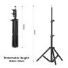 Metal Tripod Projector Bracket can be Extended to 1.6M Aluminum Alloy Interface is Adjustable view 4