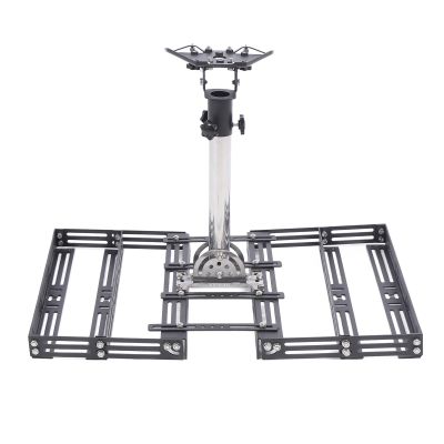 Ceiling Mount Mount Satellite Bracket 360 Degree Rotation 160 Tilt Adjustment No Drilling Installation Stainless Steel Antenna Mount for Mini