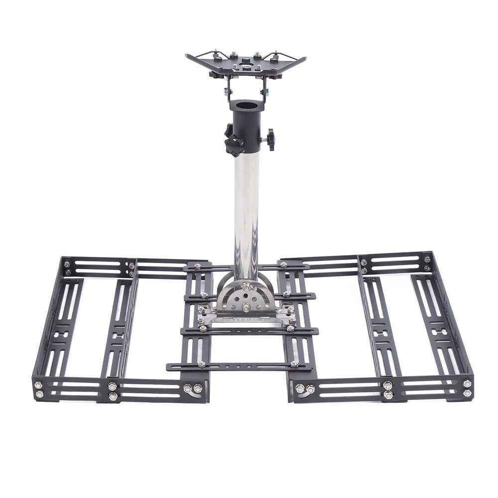 Ceiling Mount Mount Satellite Bracket 360 Degree Rotation 160 Tilt Adjustment No Drilling Installation Stainless Steel Antenna Mount for Mini
