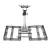 Ceiling Mount Mount Satellite Bracket 360 Degree Rotation 160 Tilt Adjustment No Drilling Installation Stainless Steel Antenna Mount for Mini view 1