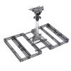 Ceiling Mount Mount Satellite Bracket 360 Degree Rotation 160 Tilt Adjustment No Drilling Installation Stainless Steel Antenna Mount for Mini view 3