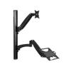 BEGWVDJTP Sit-Stand Adjustable Monitor Laptop Workstation, Fits 27" Screens - view 1