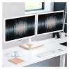 BEGWVDJTP Dual Monitor Adjustable Stand with Base, Suitable for Computer Screens Under 32 inches - view 3
