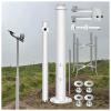 Outdoor Security Camera Pole Mount Kit with Rebar Base for Farm and Countryside Surveillance (White 350cm (2 Sections) H) view 1