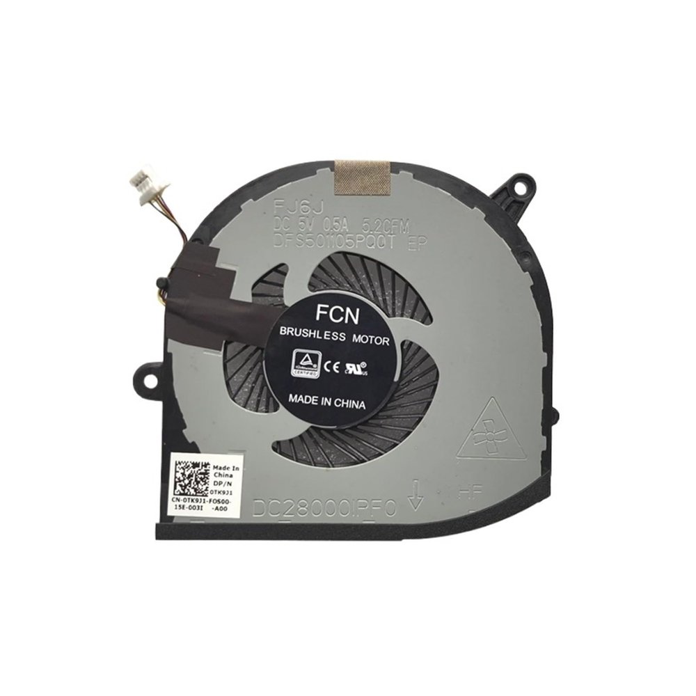 0TK9J1 for XPS 15 9570 Precision 5530 Laptop GPU Cooling Fan Cooler Fan Heatsink Radiator TK9J1 CN-0TK9J1