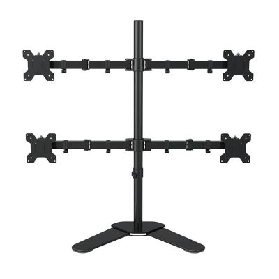 Desktop Stand Full Motion 360 Degree 4 Screen Monitor Stand 10"-24" LCD LED Monitor Mounting Arm Each Head Load Capacity 8kg