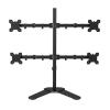 Desktop Stand Full Motion 360 Degree 4 Screen Monitor Stand 10"-24" LCD LED Monitor Mounting Arm Each Head Load Capacity 8kg view 1