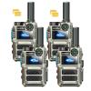 KAYOTOM Unlimited Range Walkie Talkies with Lifetime Free SIM | 4G LTE POC for Global Push-to-Talk Over Cellular | Ideal for Business, Security, Construction & Outdoor | (Compass, 4-Packs) view 1