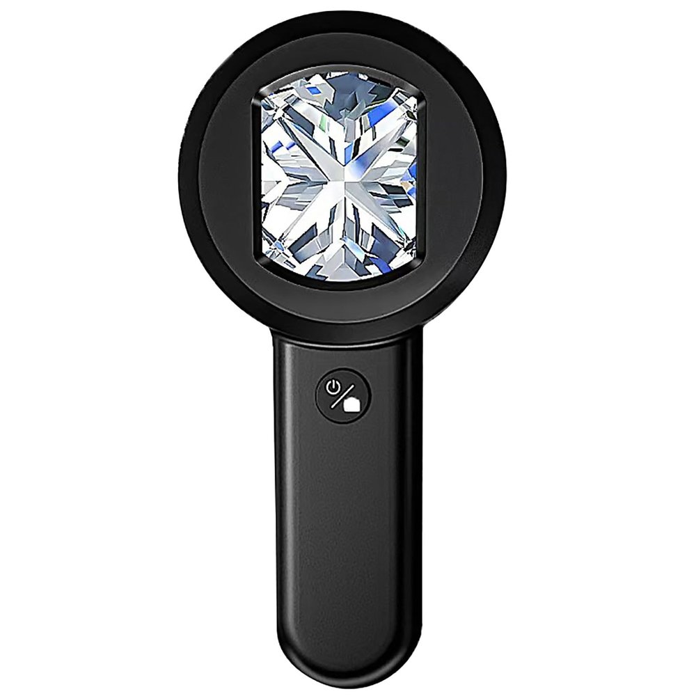 2-Inch LCD Digital Microscope, Portable Handheld Microscopio Digital, can be Connected to Computer, for Coins, Stamps, Jewelry