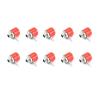 10Pcs Audio Speaker Screw Banana Gold Plate Plugs Connectors 4mm Black Red Golden(10PCS Black Golden) view 4