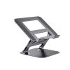 Laptop Stand Foldable Aluminum Alloy Portable 10-17 Inch(Dark Grey) view 1