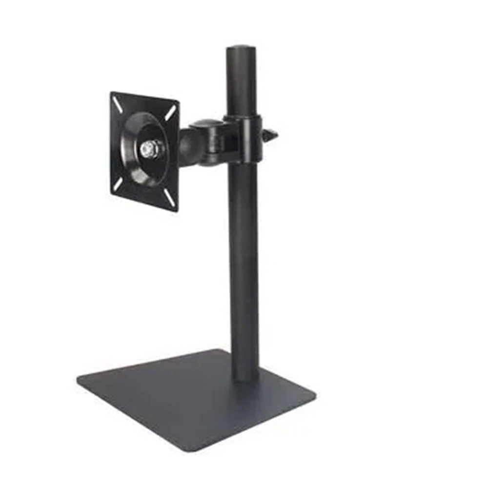 DL-AOC1 10"-27" 25" Height Adjustable 8kg Metal Base Monitor Desktop Stand Single Screen Stand(Black)