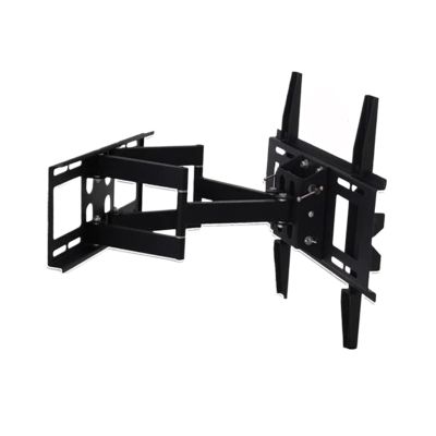 DL-D-109MT 80kg 85" 65" 55" 660x500 Retractable Heavy Duty LCD TV Wall Mount Bracket Swinging Double Arm Full Motion Lift Mechanism