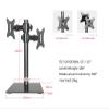 DL-AOC3-D 10"-27" 25" Height Adjustable 15kg Metal Base Dual Monitor Desk Stand Dual Monitor Mounting Bracket view 2
