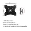 T902-B3 Full Motion 360 Degree 10"-27" Dual Monitor Desktop Stand + 32" Monitor Mounting Arm 12kg PC Stand Clamp Base view 3