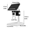 4.3 Inch IPS Digital Microscope, 50X-1000X Magnification, HD USB Electronics Microscope, for Repair, Coin, Jewelry Detection view 2