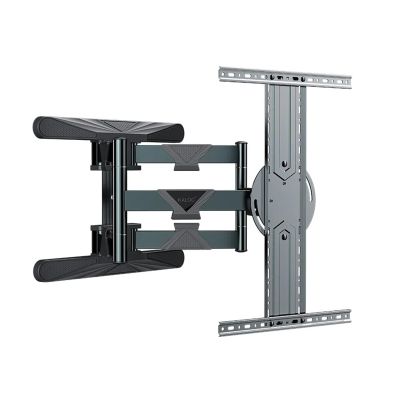 DL-U8 40"-80" 65" 70" Ultra Slim 61mm 6 Arm Telescopic 50kg Full Motion Wall Mount Arm Bracket Swivel Pivot