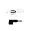 10pcs 4mm Banana Pin Copper Electrical Connector Adaptor Tools Parts J.10025(5 Red 5 Black) view 3