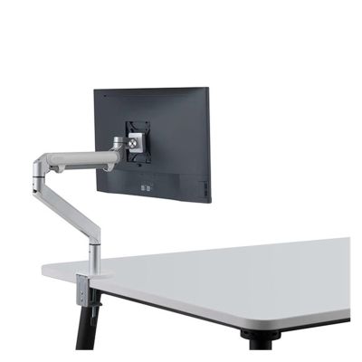 UUJHIKXD OZ-1S Aluminum 2-in-1 Installation 12-17-inch Laptop Stand + 17-32-inch Monitor Stand Gas Arm Desktop Support Stand Load 8kg(Silver Grey)
