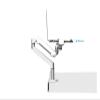 UUJHIKXD OZ-1S Aluminum 2-in-1 Installation 12-17-inch Laptop Stand + 17-32-inch Monitor Stand Gas Arm Desktop Support Stand Load 8kg(Silver Grey) view 2