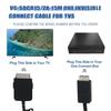 15m / 49.2 Foot One Invisible Connect Cable For QLED 4K Compatible For FrameTVs (Newest Model) - White - VG-SOCR15/ZA BN39-02470A view 4