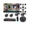 360 Degree Panoramic View HD 1080P AI Intelligent Object Recognition Reminder 3D Bird Eye View Car Camera System(With Calibration 64G) view 1