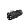 4-pin M16 size power circular connector female outdoor waterproof IP67 view 1