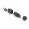 8-pin M16 size power signal connector cable to cable outdoor waterproof IP67 view 3