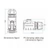 8-pin M16 size power signal connector cable to cable outdoor waterproof IP67 view 4