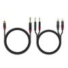 bodateng 1/2 6.35 mm to 1/2 R/CA Cable 1/4 inch TS Mono 6.35mm 6.5mm Adapter for Guitar Amplifier Mixer Mixing Console 4N OFC(1 to 1,10m) view 4