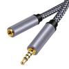 bodateng Aux Cable 3.5mm to 3.5 mm TRRS for Headset Mic Car Audio Connector Extension Wire HiFi Sound 1/2/3/5/10 Meters(3m) view 2
