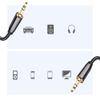 bodateng 24K Gold Plated 3.5mm to 3.5 mm Aux Cable for Car Earphone HiFi Stereo Audio Connector 2m 300cm 5m 10m Long(3m) view 3