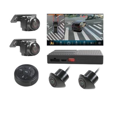 360 Ai Function Car Panoramic Camera Bird Eye View Camera Driving Recorder Car Screen Accessories Compatible For Honda Odyssey(Only 360)