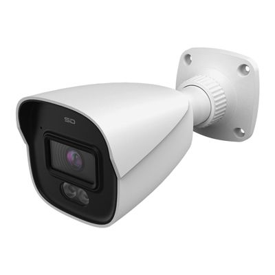 ENS Titanium IP-5IR6S4C1-28 IP 6MP/20FPS 2.8mm Dual Light Color 98ft LED Built-in Mic NDAA Bullet Camera