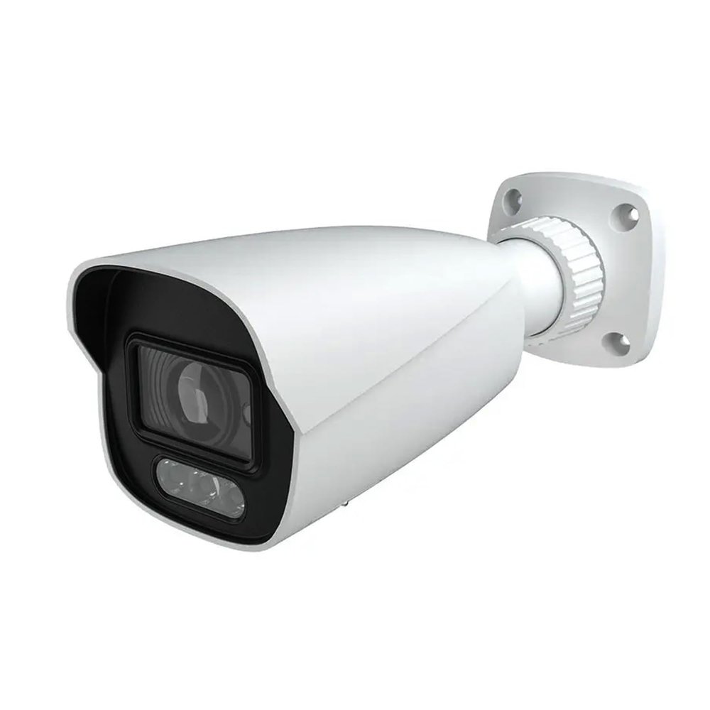 ENS Titanium IP-5IR6S4C2-MZ IP 6MP 2.8-12mm Motorized Zoom 164ft LED Dual Light Color Mic NDAA Bullet Camera