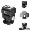 INVINEEX Hot Shoe Extender Riser Adapter for Godox IM30/IM20 Mini Flash - Standard Hot Shoe with PC Sync Port, Reduces Lens Shadow, for Ulanzi SL01, Mealight F1, Viltrox Z1, Zeniko ZF04/ZF08 view 1