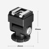 INVINEEX Hot Shoe Extender Riser Adapter for Godox IM30/IM20 Mini Flash - Standard Hot Shoe with PC Sync Port, Reduces Lens Shadow, for Ulanzi SL01, Mealight F1, Viltrox Z1, Zeniko ZF04/ZF08 view 2