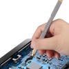 Yosoo Degumming Knife Set, for Mobile Phone IC Chip, Repair 4 in 1, Aluminum Alloy Spade Scraper, Non Slip Mesh Handle (Grey B) view 2