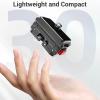 ASHATA Quick Release Plate, Aluminum Alloy Magnetic Camera Tripod Mount with 1/4 Inch Screw, Compatible with Pro 2 X4 X3 X2 GO3 Action Cameras view 3