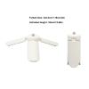 Denash Tripod,3x8.2cm Portable Compact Desktop Tripod Stand,1/4" Screw Webcam Tripod with Anti Slip Rubber Footpads for Pal Camera (White) view 3