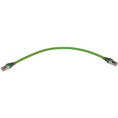 09486868004020 Ethernet Cables/Networking Cables RJ Industrial RJ45 DualBoot Patch Cable, Type C Trailing 2x2xAWG22/7, Cat5 PUR Green, 2.0m