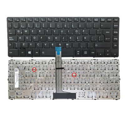 Laptop Keyboard for Toshiba Satellite Pro R40-C-105 R40-C-10U R40-C-10W R40-C-10X R40-C-10Z R40-C-110 R40-C-112 R40-C-11C Latin America LA Black Without Backlit&Pointing