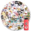 100Pcs Sanrio Stickers Cool Cartoon Animal Stickers, Vinyl Waterproof Manga Sticker for Laptop, Guitar, Water Bottle, Birthday Gifts for Girls, Kids, Teens (Sanrio) view 1