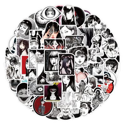 120Pcs Tomie Stickers Cool Junji Ito Manga Stickers, Vinyl Waterproof Terrifying Halloween Sticker for Laptop, Guitar, Water Bottle, Birthday Gifts for Girls, Kids, Teens (Tomie)